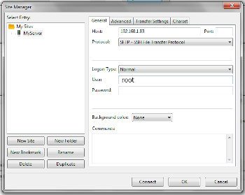 logon Filezilla